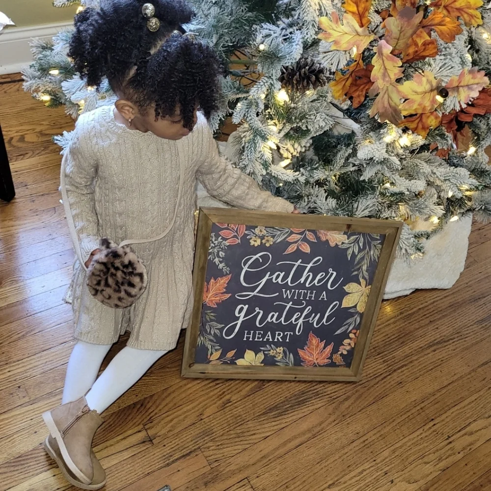 Toddler Girl Sweater Dress w/Purse - Picture 2 of 5